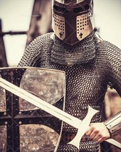 تصویر با کیفیت سرباز جنگ های صلیبی